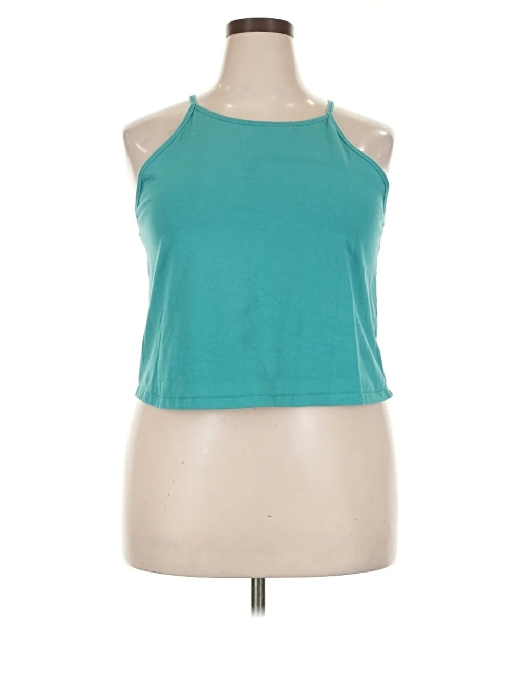 Torrid 5x Women’s Foxy High Neck Teal Crop Top